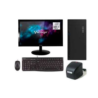 BUNDLE PC 10GI3-PSC CON INTEL CORE I3 10100 3.6GHZ, 1TB, 8GB, MONITOR 19.5", TECLADO, MOUSE Y REGULADOR