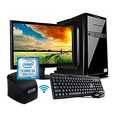 BUNDLE PC 9GI5-PSC INTEL CORE I5 9400 4.1GHZ, 1TB + 240GB SSD, 8GB, MONITOR 19.5", TECLADO, MOUSE Y REGULADOR
