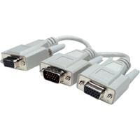 CABLE MANHATTAN "Y" PARA VGA HD15-M A 2 HD15-H 15 CM GRIS 328302