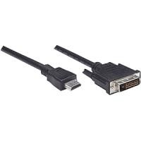 CABLE MANHATTAN 1.8M HDMI- DVI-D M-M 372503