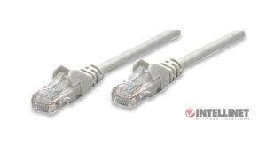 CABLE PATCH INTELLINET CAT5E UTP 100% COBRE, RJ-45 MACHO - RJ-45 MACHO, 2 METROS, GRIS, 318976