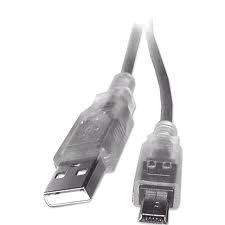 CABLE USB 2.0 A MINI B 1.8M PLATA 333412