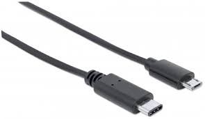 CABLE USB MANHATTAN TIPO C CM-MICRO BM 1M 353311