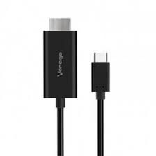 CABLE VORAGO TIPO HDMI MACHO A USB TIPO C MACHO, 1.8M, NEGRO, CAB-04