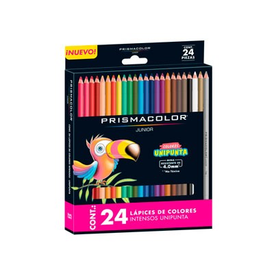 CAJA COLORES PRISMACOLOR JUNIOR C/24 PIEZAS COLORES INTENSOS 2153020