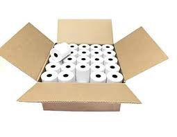 CAJA DE ROLLOS DE PAPEL TICKETS 3" 2T 76X70 C/50 ROLLOS