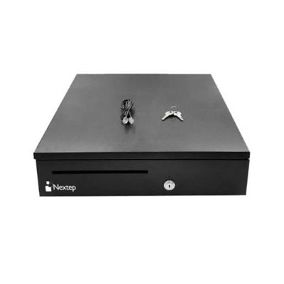 CAJON DE DINERO NEXTEP 5 BILLETES Y 8 MONEDAS,  NEGRO, NE-515