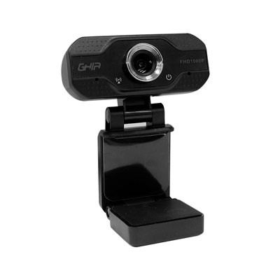 CAMARA WEB GHIA GWC2, FULL HD, 2MP, 1920 X 1080 PIXELES, USB 2.0, MICROFONO, NEGRO, GWC2