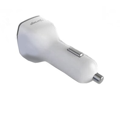 CARGADOR DE AUTO VORAGO BLANCO AU-103-V2-WH