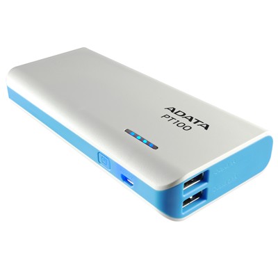 CARGADOR PORTATIL ADATA PT100 BLANCO