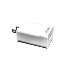 CARGADOR VORAGO P/PARED CARGA RAPIDA AU-302-WH 3.0A 1 USB BLANCO