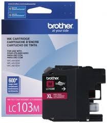 CARTUCHO BROTHER LC103M XL MAGENTA 600 PAGINAS