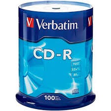 CD VERBATIM R 52X 80 MIN 700MB C/100 94554
