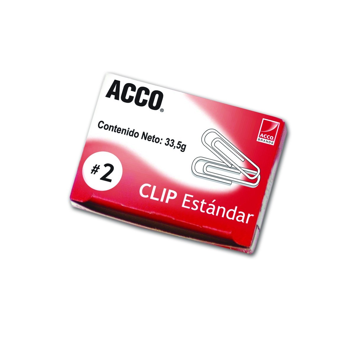 CLIPS ACCO GOTICO No. 2 C/100 PIEZAS