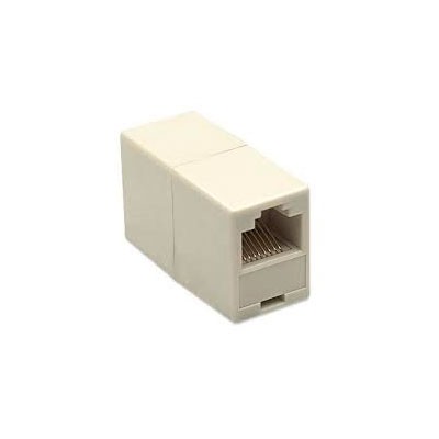 COPLE MODULAR INTELLINET EN LINEA, RJ45 HEMBRA - RJ45 HEMBRA, UTP, BLANCO, 504225