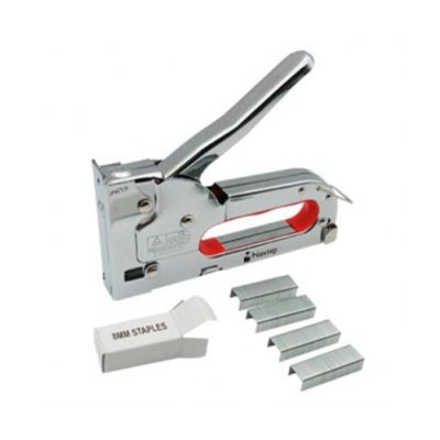 ENGRAPADORA NEXTEP NE-109 MANUAL TIPO PISTOLA TIRA COMPLETA PLATA