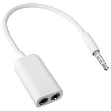 ADAPTADOR SPLITTER 3.5MM AUDIFONOS DIVISOR CONECTOR 2 HEMBRA