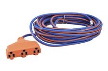 EXTENSION USO RUDO 3X14 AWG 10 MTS 3 TOMAS ATERRIZADAS