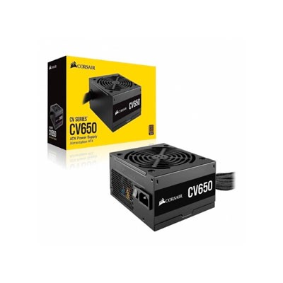 FUENTE DE PODER CORSAIR CV650 80 PLUS BRONZE, 120MM, 650W, CP-9020236-NA