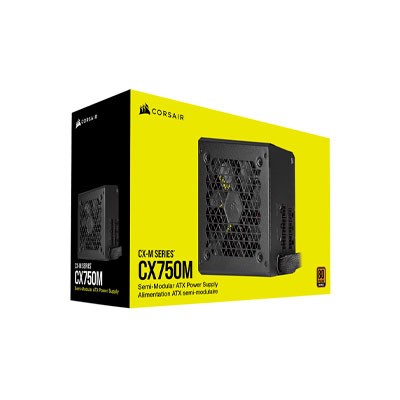 FUENTE DE PODER CORSAIR CX750M 80 PLUS BRONZE, 120MM, 750W, CP-9020222-NA