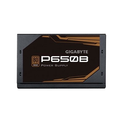 FUENTE DE PODER GIGABYTE P650B 80 PLUS BRONZE, 20+4 PIN ATX, 120MM, 650W, GP-P650B