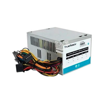 FUENTE DE PODER TRUE BASIX TB-05003, 20+4 PIN ATX, 500W