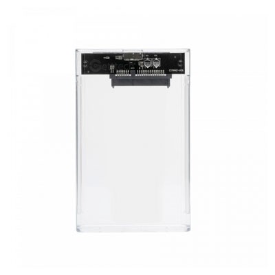 GABINETE GETTTECH PARA DD 2.5", SATA III, MICRO-USB B, TRANSPARENTE, GCE-U325-01