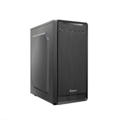 GABINETE QUARONI QCMT-07 MICRO ATX/MINI-ATX/MINI-ITX, USB 2.0, CON FUENTE DE 500W, NEGRO