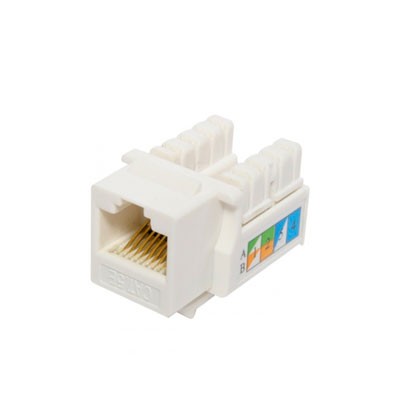 JACK UTP RJ45 XCASE CAT 5E, TIPO KEYSTONE, BLANCO, ACCREDKE01, C/10