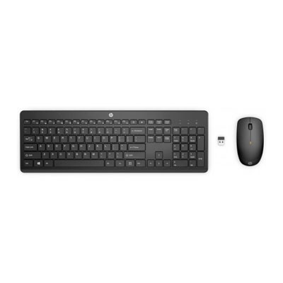 KIT DE TECLADO Y MOUSE HP 235, INALAMBRICO, USB, NEGRO, 1Y4D0AAABM