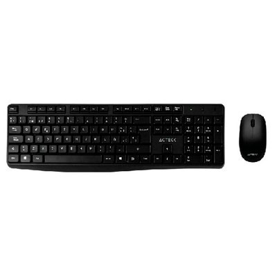 KIT DE TECLADO Y RATON ACTECK KT25 INALAMBRICO NEGRO AC-931755