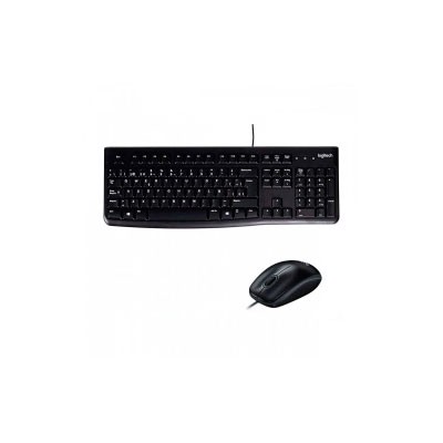 KIT DE TECLADO Y RATON LOGITECH MK120, USB, ALAMBRICO, NEGRO, ESPAÑOL, 920-004428