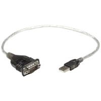 ADAPTADOR USB MACHO A SERIAL DB9 (RS-232) MACHO MANHATTAN BOLSA 205153