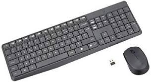 KIT TECLADO/RATON LOGITECH MK235 INALAMBRICO, NEGRO