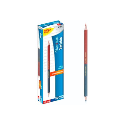 LAPIZ BEROL BICOLORO ROJO/AZUL VERITHIN C/12