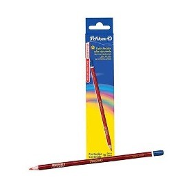 LAPIZ PELIKAN BICOLOR ROJO/AZUL DELGADO C/10