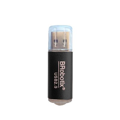 LECTOR DE MEMORIA BROBOTIX USB 2.0 345673N PARA MICROSD NEGRO