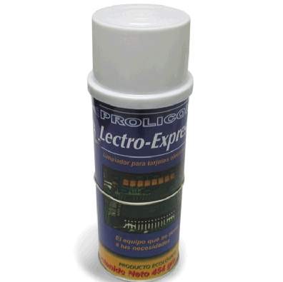 LIMPIADOR PROLICOM LECTRO EXPRESS DE TARJETAS CIRCUITOS 454GR