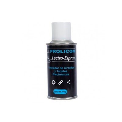 LIMPIADOR PROLICOM LECTRO EXPRESS DE TARJETAS Y CIRCUITOS 170ML