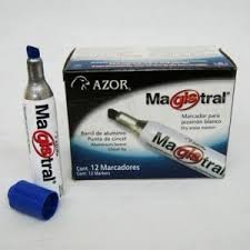 MARCADOR MAGISTRAL 830-12 AZUL P/PIZARRON BLANCO
