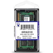MEMORIA SODIMM KINGSTON 8GB DDR3L 1600MHZ KVR16LS11/8