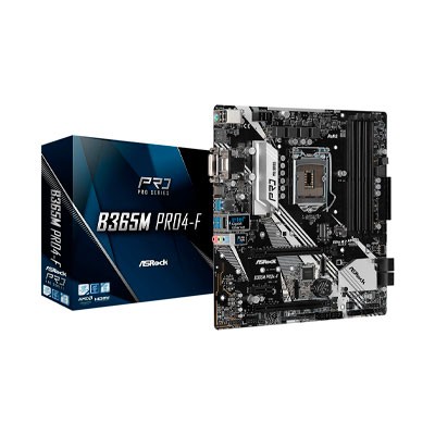 MOTHERBOARD ASROCK B365M PRO4-F MICRO ATX S-1151 64GB DDR4 HDMI INTEL 90-MXBB30-A0UAYZ