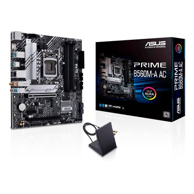 MOTHERBOARD ASUS PRIME B560M-A AC MICRO ATX S-1200 128GB DDR4 HDMI INTEL, 90MB1800-MVAAY0