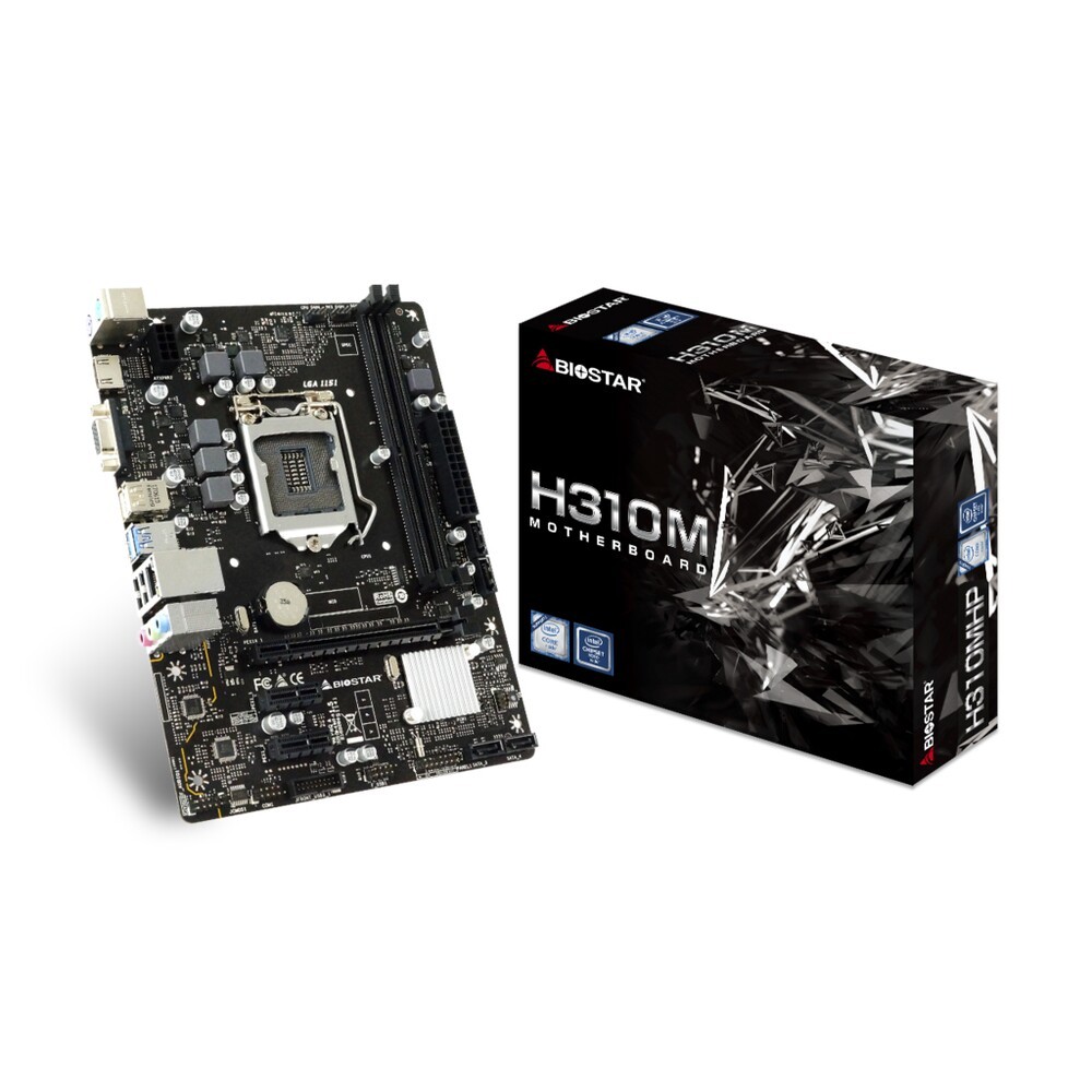 MOTHERBOARD BIOSTAR H310MHP S-1151 MICRO ATX 32GB DDR4 HDMI VGA USB 3.0 INTEL