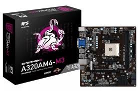 MOTHERBOARD ECS A320AM4-M3D V1.0A S-AM4 DDR4 32GB HDMI