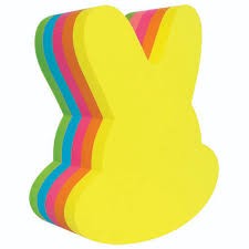 NOTAS ADHESIVAS MAE DE CONEJO NEON