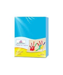 PAPEL CARTA COLOR AZUL AQUAMARINO PAQ C/100