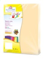 PAPEL CORTADO EUROCOLORS CARTA COLOR CREMA PAQ C/100