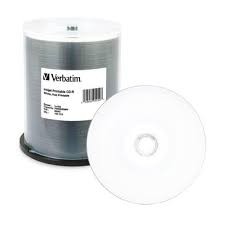 PAQ CD VERBATIM BLANCO IMPRIMIBLE 95252 C/100