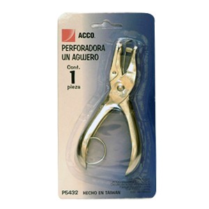 PERFORADORA ACCO C/1 ORIFICIO P5432